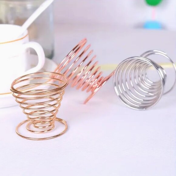 ELEGANT STAINLESS STEEL BEAUTY SPONGE HOLDERS - Picture 1 of 10